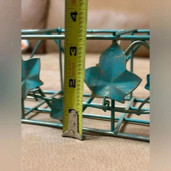 Vintage Garden Gate Designs Leaf Wire Basket Planter Decor 1996 - Picture 8 of 8